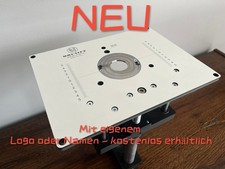 Befestigungsplatte mit Fräslit für Bosch POF 1200 / 1400 ACE und GOF 130