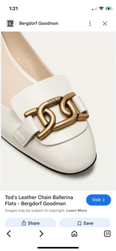Tod catena pelle ballerina - catena,