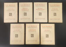 La Bibbia tradotta e annotata da Giovanni Luzzi 7 volumi 1921 - Sansoni Editore