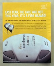 B515-Advertising Pubblicità-2004 -  KING COBRA SZ 440 DRIVERS GOLF