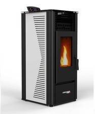 Stufa a Pellet 10kW ad Aria Ventilata Rodi Riscaldamento Alta Efficienza 100mq