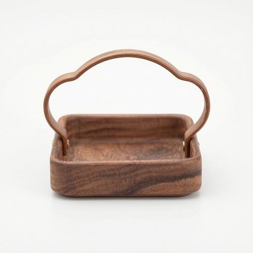 Vassoio legno con manico - in,