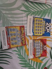 3 gratta e vinci usati grattati, 20X da 5  Mini Doppia sfida da 2 euro 10 X 