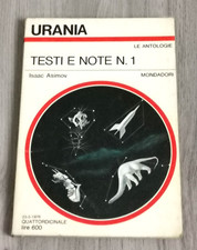 Isaac Asimov "TESTI E NOTE N