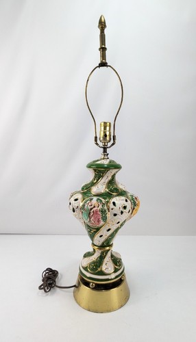 Lampada capodimonte vintage - lampada,