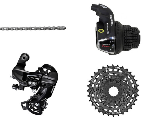 Set gruppo trasmissione mtb - trasmissione,