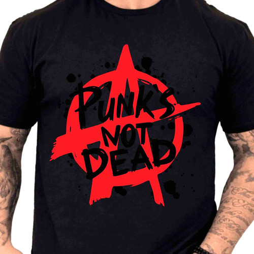 Maglietta punks not dead - maglietta,