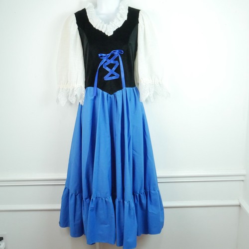 Abito dirndl blu - abito, xs