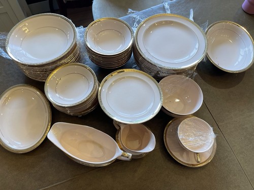 Limoges dinner set pink with - set,