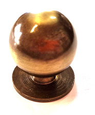 Pomolo Pomello per Mobili in Ottone Bronzo Sfumato mm. 35 Pz. 2 INVERNIZZI