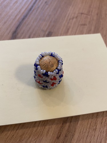 Ditale cucito decorato - da,