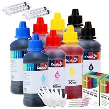 Bulk 800 ML kit di ricarica inchiostro Koala per tutte le stampanti a getto d'inchiostro HP Canon Epson Brother