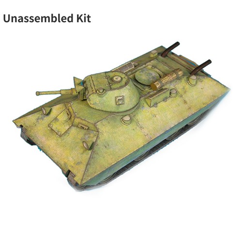 Modellino carta carro armato
