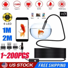 6led usb snake endoscopio - usb,