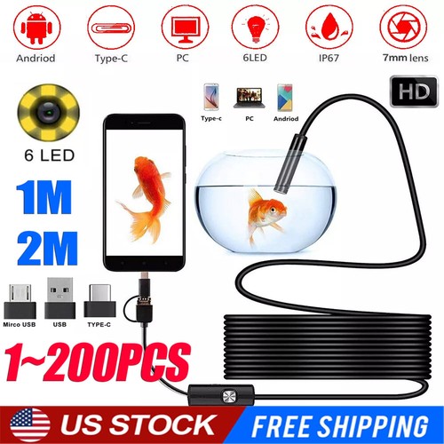 6led usb snake - 6led, endoscopio