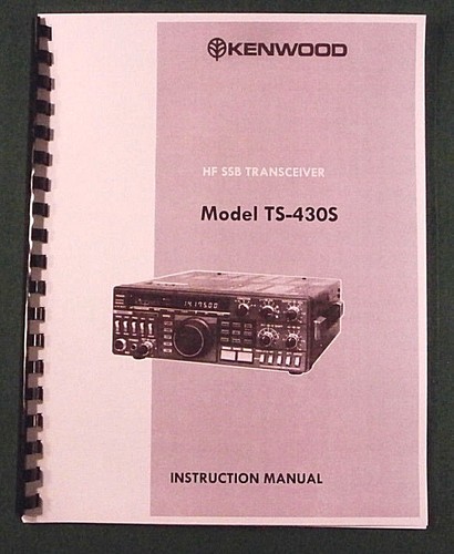Kenwood 430s manuale di - kenwood, ts-430s