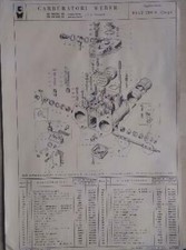 Weber carburatori 38 DCOE