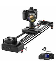 Gvm Video Slider Wireless Fibra di Carbonio Motore Telecamera Slider con Telecomando Bluetooth 
