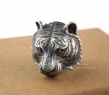 Anello Pollice Tigre Argento