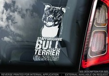 Adesivo auto Staffy -