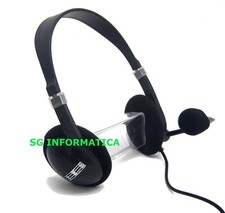 CUFFIE CUFFIA PC MICROFONO