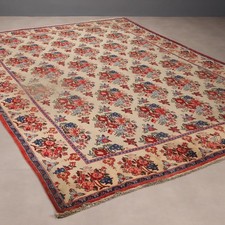 Tappeto Bidjar Antico Cotone Lana Nodo Grosso Manuale 360 x 260 cm Originale