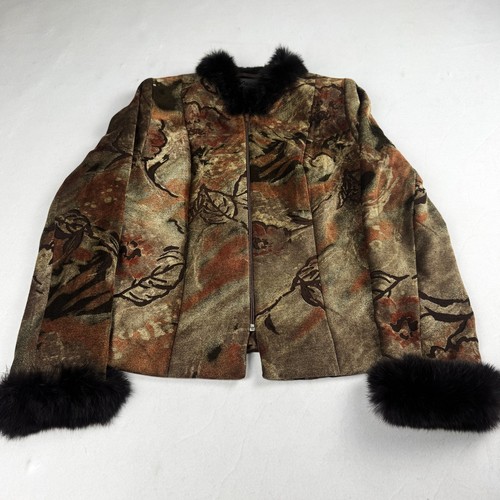 Giacca donna vintage floreale