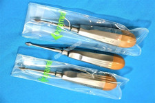 3 EA German Dental Tooth Surgery Straight Spade Concave Root Tip Elevator #60