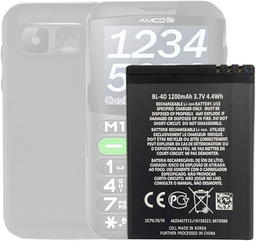 Batteria ricambio 4d - di,