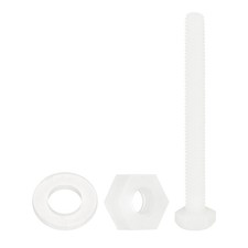 M4x40mm Nylon Hex Screws and