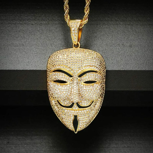 Ciondolo maschera vendetta - ciondolo,