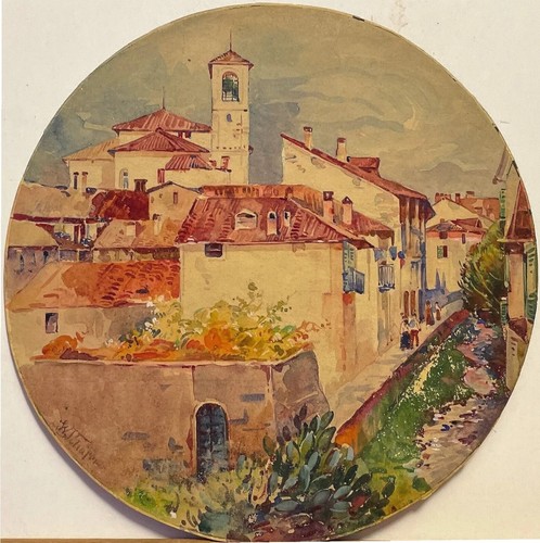 Quadro firmato canale di - firmato, "canale