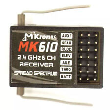 MK610 2,4 GHz DSM2 Ricevitore di diffusione per trasmettitore AR6100 Spektrum Dx5e Dx6i Dx7