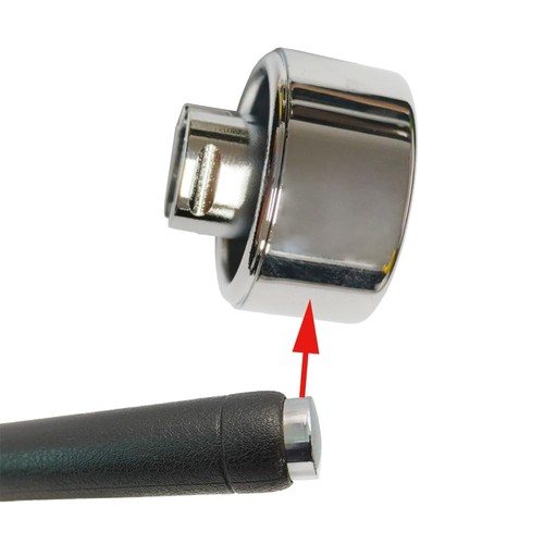 Pulsante freno mano cromato - freno,