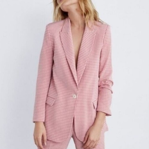 Giacca blazer rosa zara - blazer,