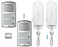 Bticino Kit audio bifamiliare doppio ingresso Sprint 2 fili 2 chiamate - 366821/