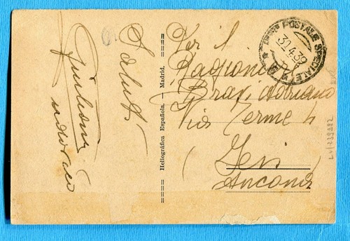 1939 uff postale speciale - 1939, uff.postale