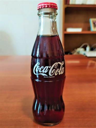 Bottiglia vetro coca cola - bottiglia, di