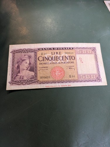 Italy 500 lire - 500, 1947
