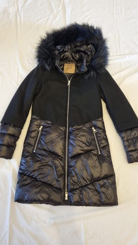 Cappotto bimateriale nero - cappotto,