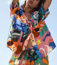 Camicia ZARA semi trasparente