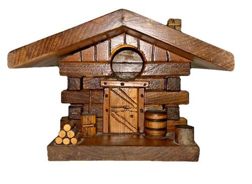 Casetta per uccelli legno - uccelli,