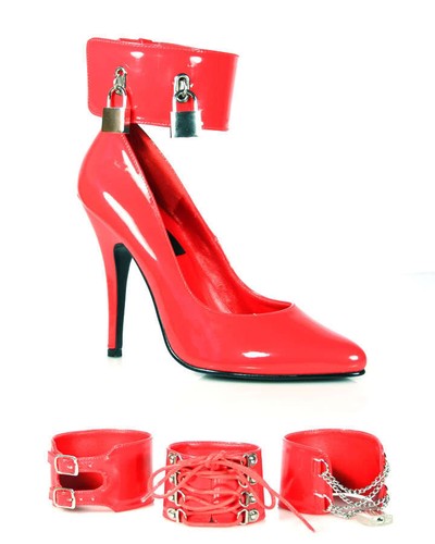 Sexy scarpe decolte rosse con - rosse,