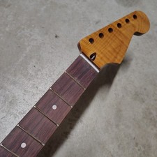 AAA Flame Toasted Maple Strat