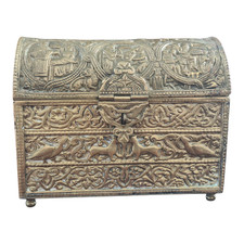 Antico cofanetto scatola porta