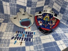 Manta Force nave comando con veicoli e personaggi Bluebird vintage anni 80