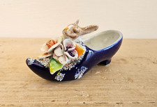 Statuina Vasetto Scarpina in Porcellana della I° Metà del XX Secolo