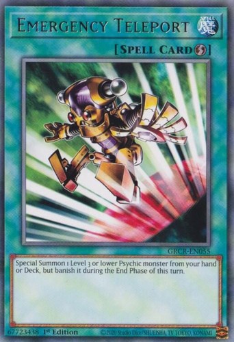 Yugioh teletrasporto emergenza - teletrasporto,