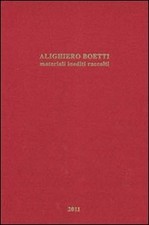 Alighiero Boetti. Materiali Inediti Raccolti. 2011 - [A+Mbookstore]