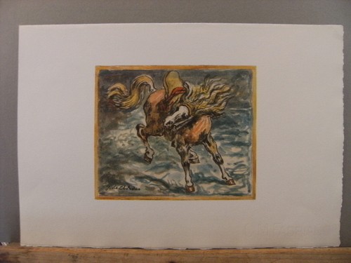 Chirico litografia con - chirico,